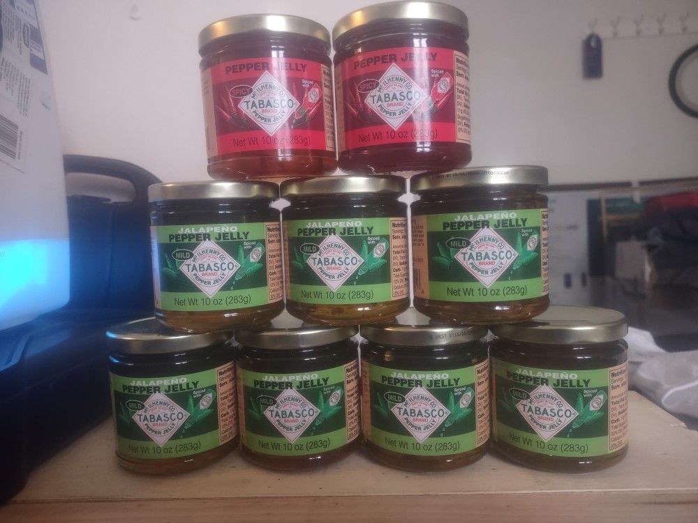 Tabasco Jelly (Spicy and Jalapeno)