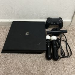 Playstation 4 pro with PS Move
