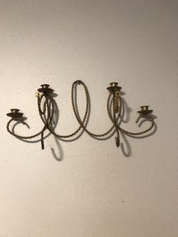 Candle holder wall hanging