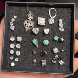 Awesome 😎 !! Assorted 925 Sterling Silver Single Earrings !