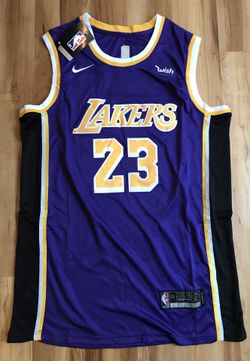 LeBron JAMES Lakers Jersey Swingman Purple