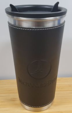 Brand New! Mercedes-Benz 16oz Stainless Steel Travel Mug, Tumbler