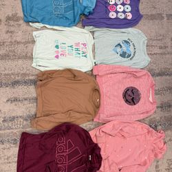 8pc Girl’s Hoodies, Tops  Size 10-14 Years Old