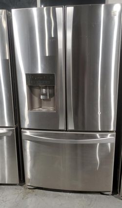 Kenmore 3 Door Stainless Steel Refrigerator
