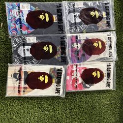 Bape X Chrome Heart Tees