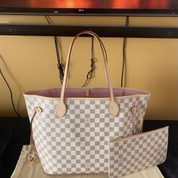 Louis Vuitton Neverfull MM Azur 