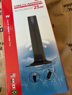 Digital Antenna for Smart TV Indoor, 2026 HD Antennas with 3M-Stick Base, 360°&Long Range Reception 4k 1080p for Local Channels, Easy Setup Antenna fo