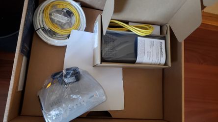 Modem and router
