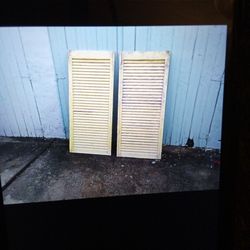 Large Vintage Shutters.