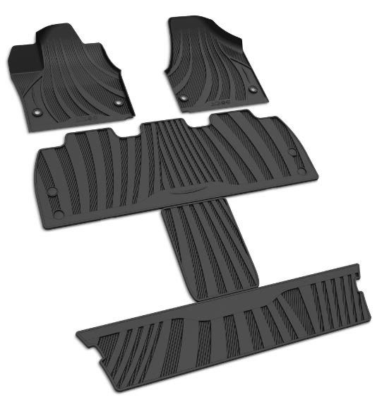 Brand New Chrsyler Pacifica Minivan All Weather Floor Mats (all 3 rows)