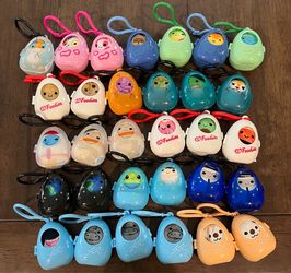 Lot of 31 Fiesta Cutie Beans With Cases foodies dinos snugglies galactic aquatic
