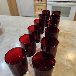 Cranberry Glass plain