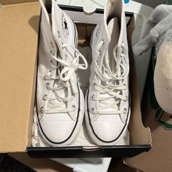 White Converses Side 7 Women’s 