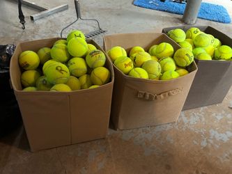 Large Lot of Used Tennis Balls