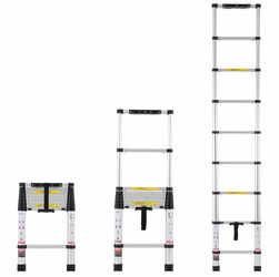 VEVOR Telescoping Extension Ladder 16.4FT Multi-button Retraction 375 LBS