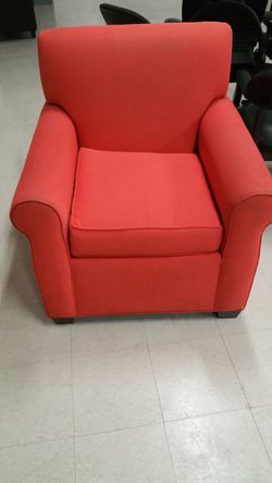 Red Single Sofa