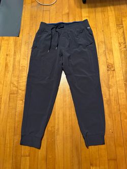 cherokee infinity scrub jogger pants large short grey