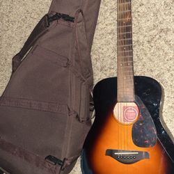 Yamaha JR2 3/4 size acoustic guitar in a tobacco sunburst finish