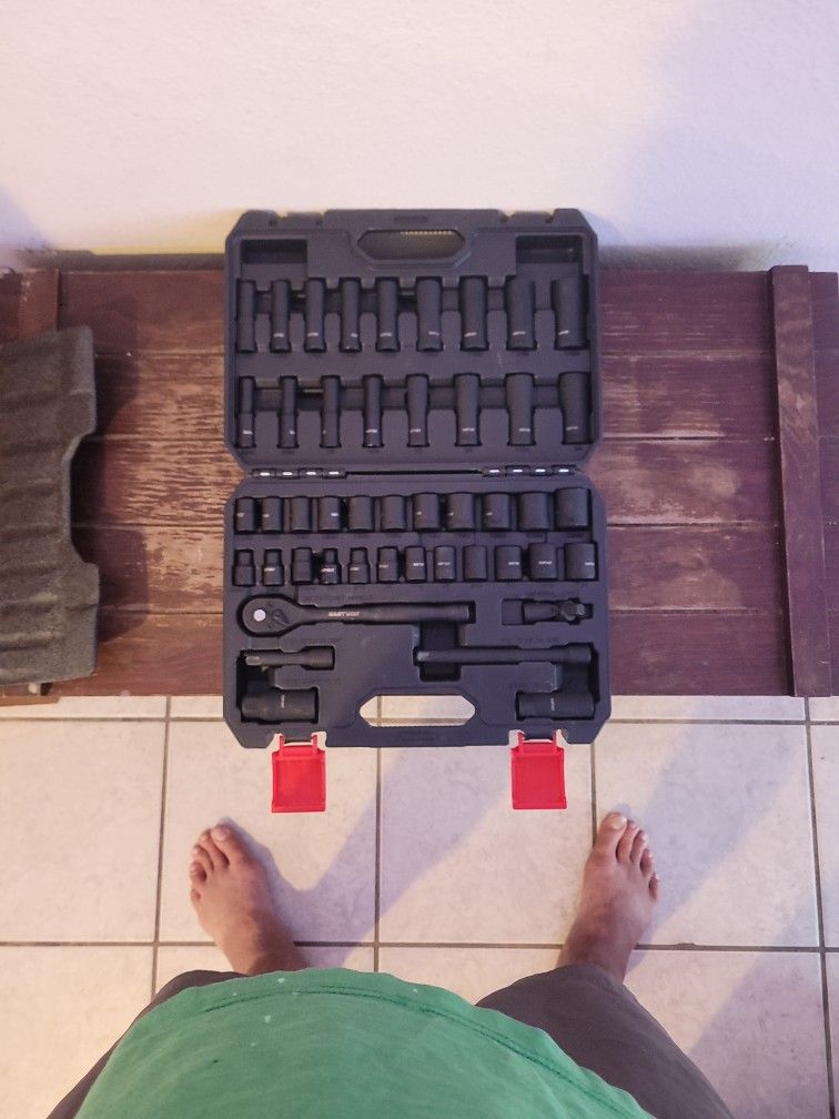 Eastvolt 46 Piece Socket &Wrench Set