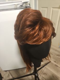 Synthetic hair wig