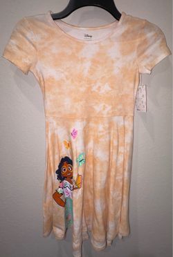 New Disney Encanto Girls Orange Dress Size 7