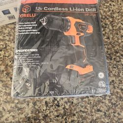 12v Cordless Li-ion Drill