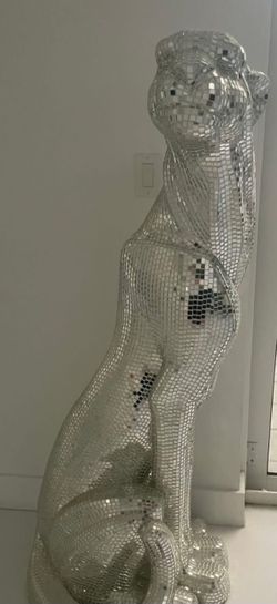 XL Cheetah Mosaic glass mirror 5ft