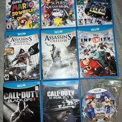 Wii U Games.  READ BELOW