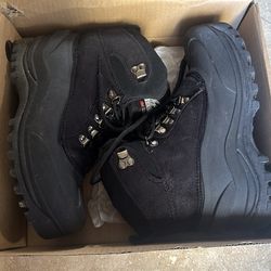 Women black Snow boots