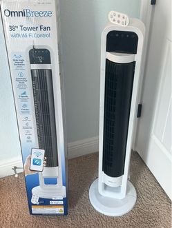Tower Fan Wi-Fi Control “38 High Speed (NEW)