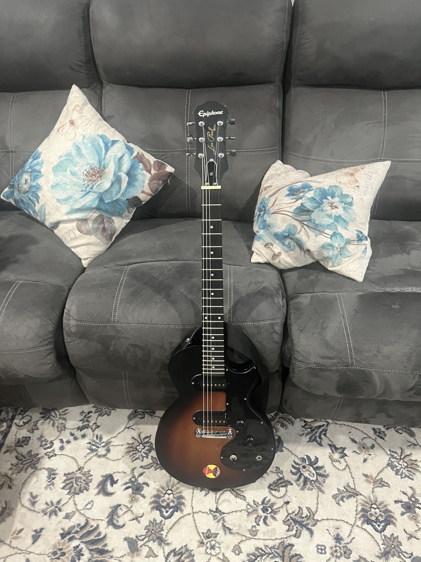 Epiphone Les Paul Electric Guitar with speaker