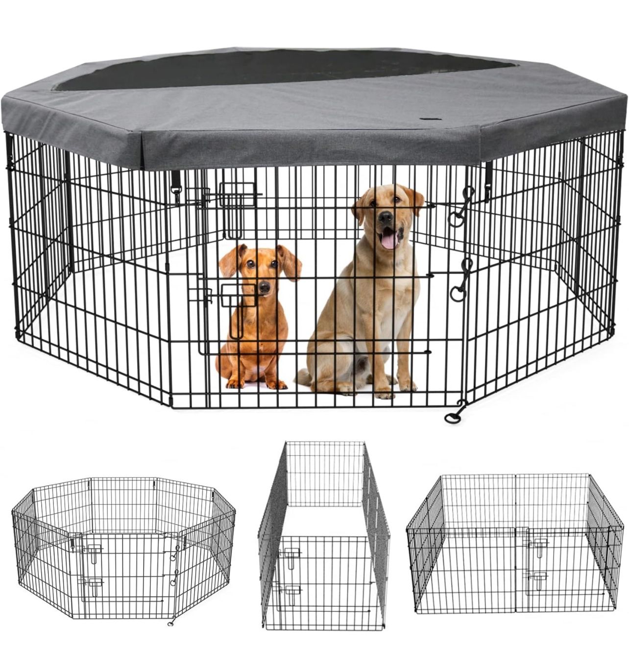 Brand new never used Foldable Metal Dog Exercise Pen/Pet Puppy Playpen