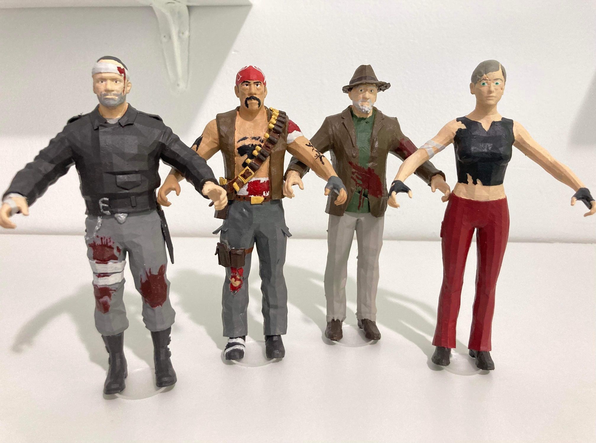 Call Of Duty Black Ops Zombies Figures Lot (Call of the Dead Crew)