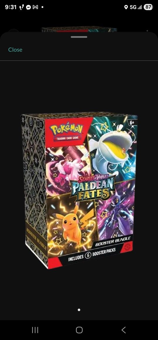 PALDEAN FATES BOOSTER BUNDLE