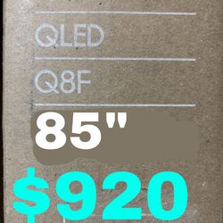 Samsung 85 QLED LED LCD 120Hz 4k TV