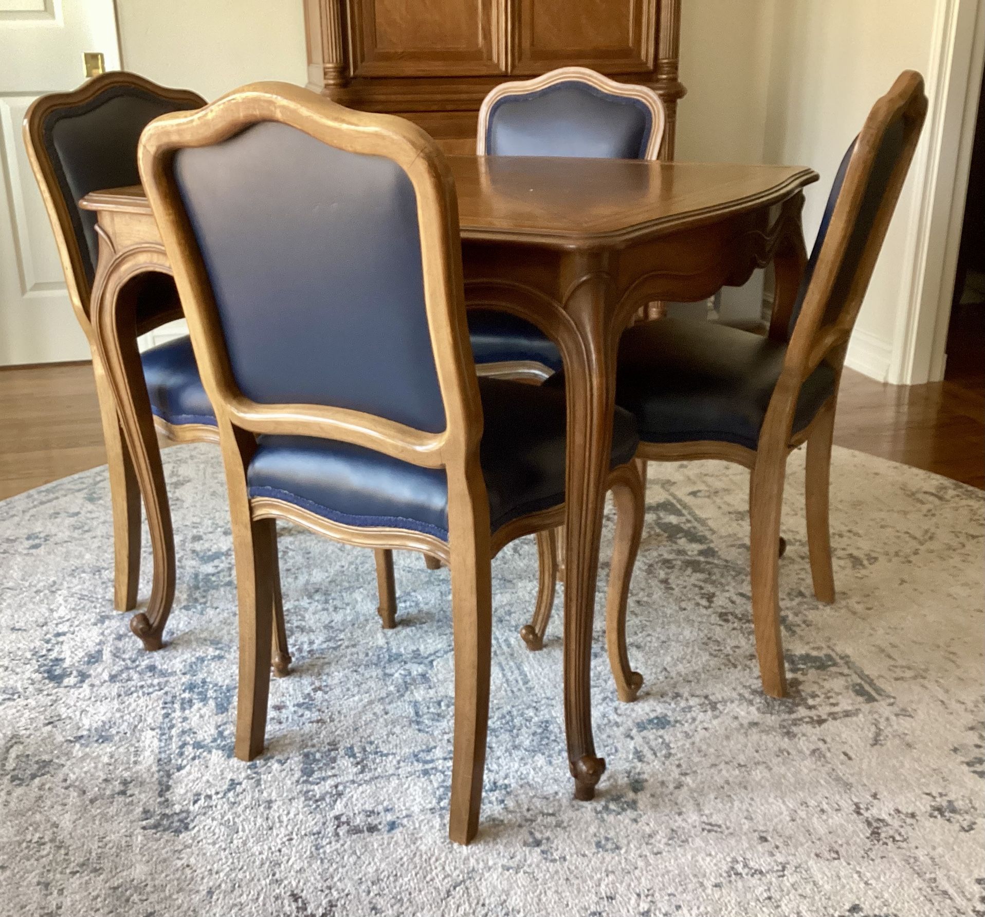 Vintage Drexel Card Table With Chairs