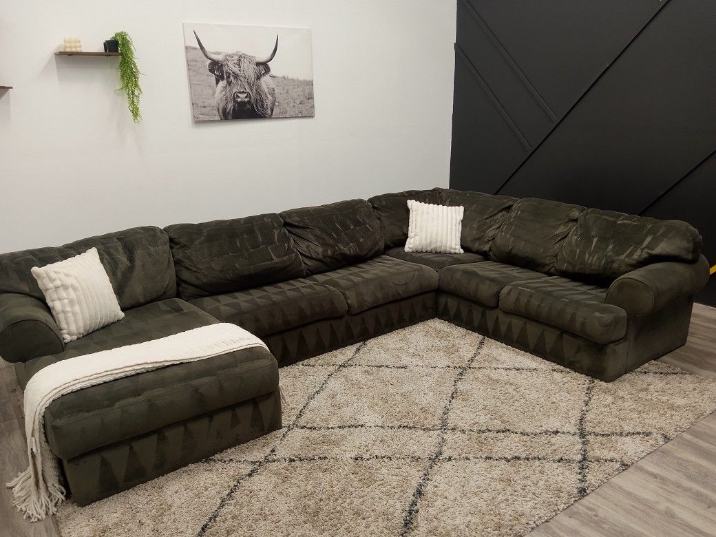 Green Sectional Couch