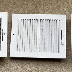 Used 3-Way Steel Wall/Ceiling Register. All three for $35. 