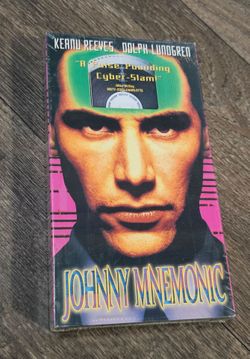 Columbia TriStar Home Video Johnny Mnemonic VHS 1995 R Closed Captioned NTSC Sealed $60