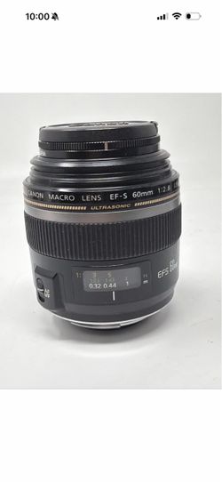 EF-S 60mm f/2.8 AF USM Macro Telephoto Lens With Hoya 52mm PL-CIR
