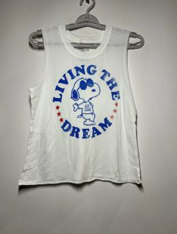 Snoopy “Living the Dream” tank top - Junior’s/Women’s NWT