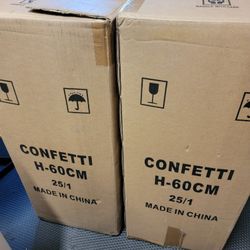 Large Confetti Cannons (50)