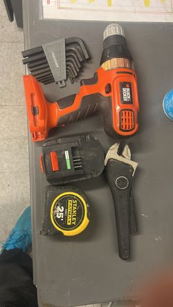 Mixed Tool Lot – Black+Decker Drill & More