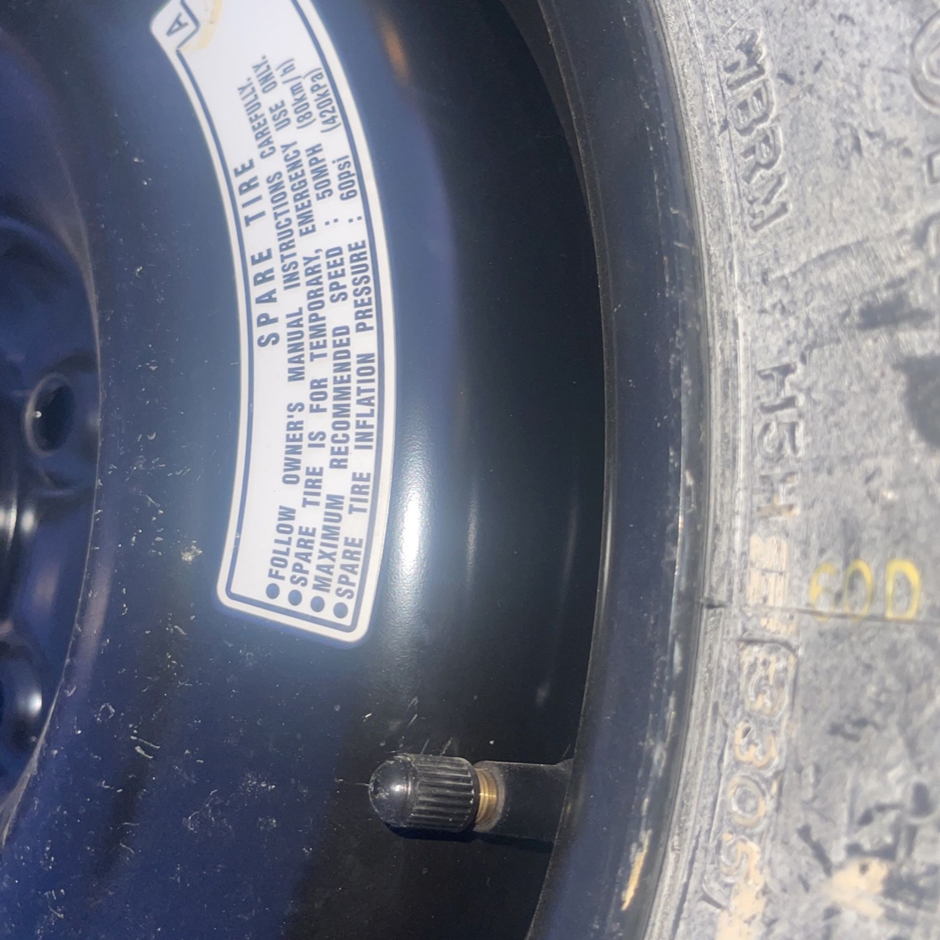 Acura TL Spare Tire