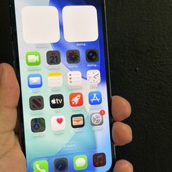 iPhone 13 Pro 256gb sierra blue crack back crack front