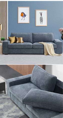 NEW 88.58” Modern Upholstered Sofa – Still in Box
