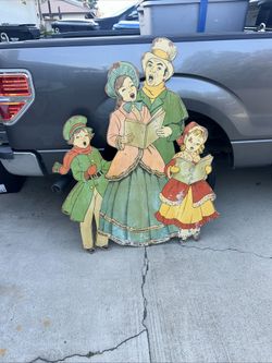 Antique Christmas Carolers 