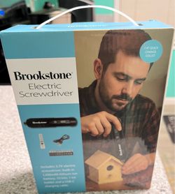 Brand New Brookstone Electric Screwdriver Cash Only