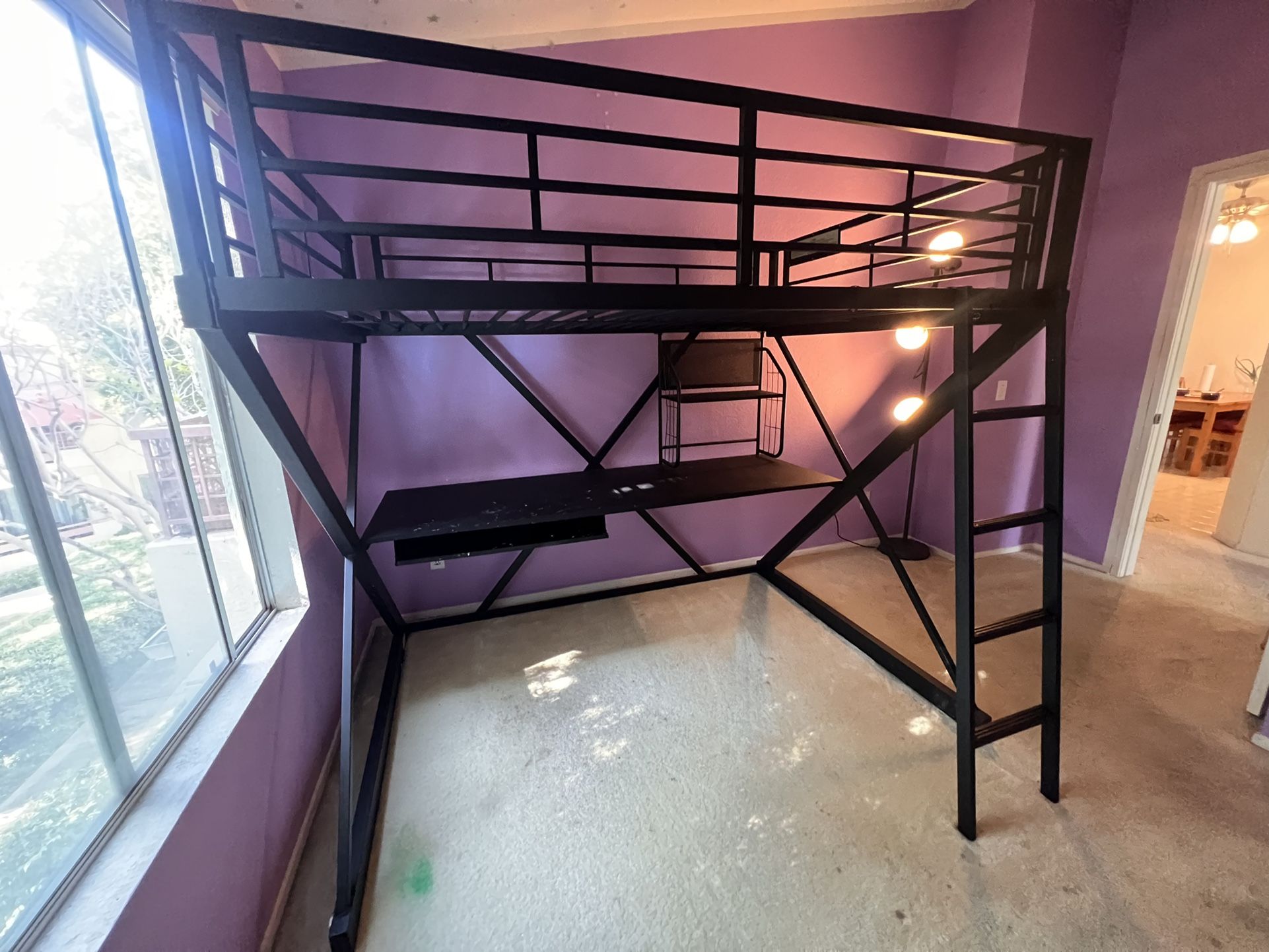 Loft Study Bunk Bed/ FULL size