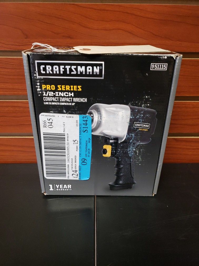 Craftsman Pro Series 1/2" Compact Impact Air Wrench 51115